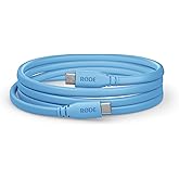 R&Oslash;DE SC17 USB-C to USB-C Flat Cable (1.5m, Blue)