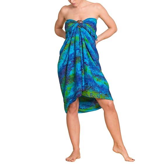 PANASIAM Sarong, Strandtuch, Wickelkleid, in vielen Design & Farben, Top Qualität, weiche Naturstoffe