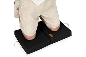 HappyPicnic Extra Large Kneeling Pad - 2.5 Inch Extra Thick Garden Kneeling pad, Knee Cushions for Gardening, Knees Support of Working, Repairing Knees Mat for Prayer, Fitness, Yoga, Gym & Pilates