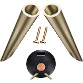 1 Pair Legs for Harman Kardon Onyx Studio 1 and 2 Speakers | Gold Stand Set with Screws, Non-slip, Provide a Stable &amp; Secure Base, Make the Speakers Look Neat Outside, Easy DIY Install