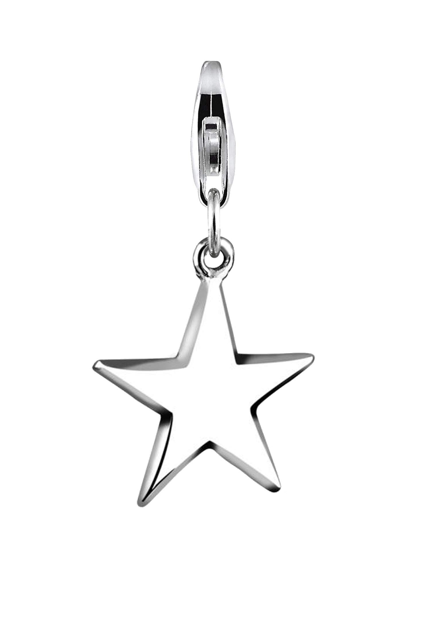 Nenalina 713021-000 Star Charm 925 Sterling Silver Fits All Standard Charm Bracelets