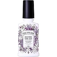 Poo-Pourri Before-You-Go Toilet Spray, Lavender Vanilla, 4 Fl Oz - Lavender, Vanilla and Citrus