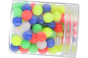 Luxshiny 100pcs Colored Plastic Counting for Boy Girl Beads for Math Learning Probability Games Sorting