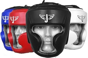 JAYEFO Sports Head Guard for Boxing MMA Kickboxing Muay Thai SELF Defence Training Gear Protection Helmet Martial Arts for Youth Men & Women