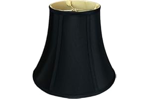 Royal Designs, Inc. True Bell Basic Lamp Shade, Black, 5" x 10" x 8.5, BS-704-10BLK