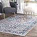 nuLOOM Lilah Vintage Medallion Accent Rug, 3x5, Blue