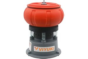 VIYUKI Electric 5LB Vibratory Tumbler Bowl Tumbling Polishing Machine - Polishing Small Metal Parts (5LBS)