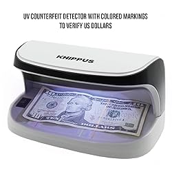 Khippus K410 Counterfeit Bill Detector with LED UV