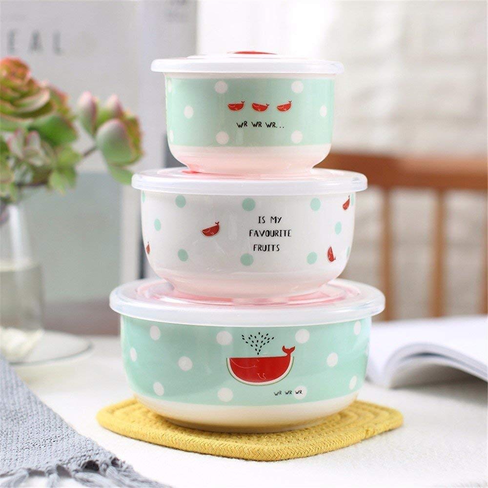 HJBH Bento Box Adulto Envase de alimento, Horno de microondas con ...