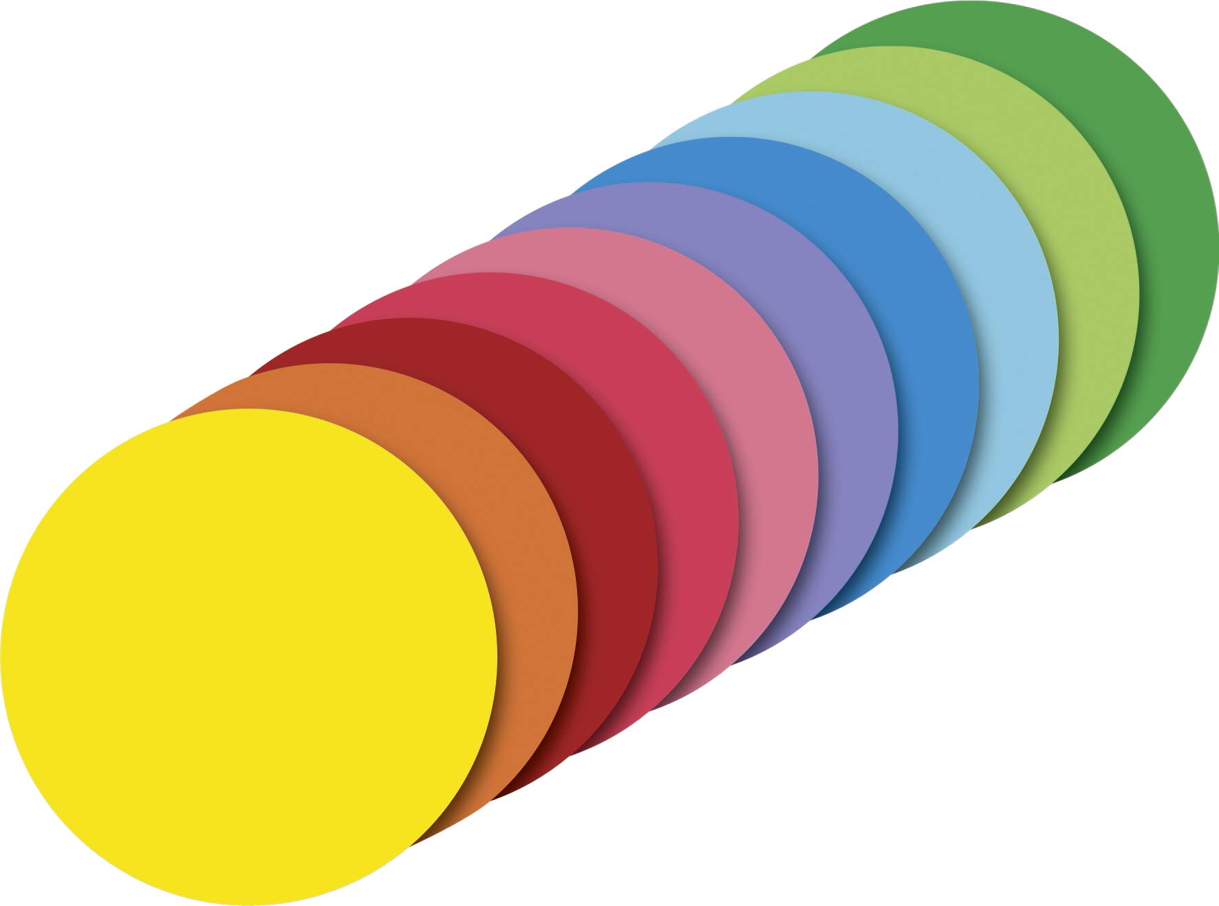 BRUNNEN Heyda Folding Sheets Round 15 cm Pack of 100