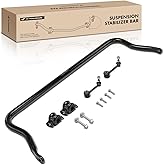 A-Premium [31.1mm] Front Suspension Stabilizer Bar Assembly Sway Bar Kit | with Sway Bar Link &amp; Bushing &amp; Bracket, Compatible with Jeep JK Series - Wrangler 07-17, Wrangler JK 18, Fix Body Roll