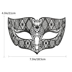 Coddsmz 2 Pack Set Masks Masquerade Ball Halloween