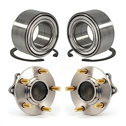 Front Rear Wheel Bearing And Hub Assembly Kit For