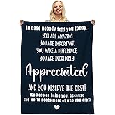 SIOQCKIS Valentine's Day Gifts for Her, Inspirational Gifts for Women, Appreciation Gifts for Women Coworkers, Inspirational Blankets, Thank You Gift, Birthday Gift for Sisters Friends 50''x 60''