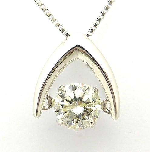 Amazon ダンシングストーン Dancing Stone 揺れるダイヤモンドネックレス トゥインクルセッティング ペンダントネックレス 0 3ct プラチナ ネックレス 通販