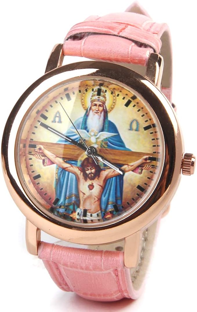 Women Watches Printed Saint Joseph Jesus Christ God Cross Dove Catholic Christian