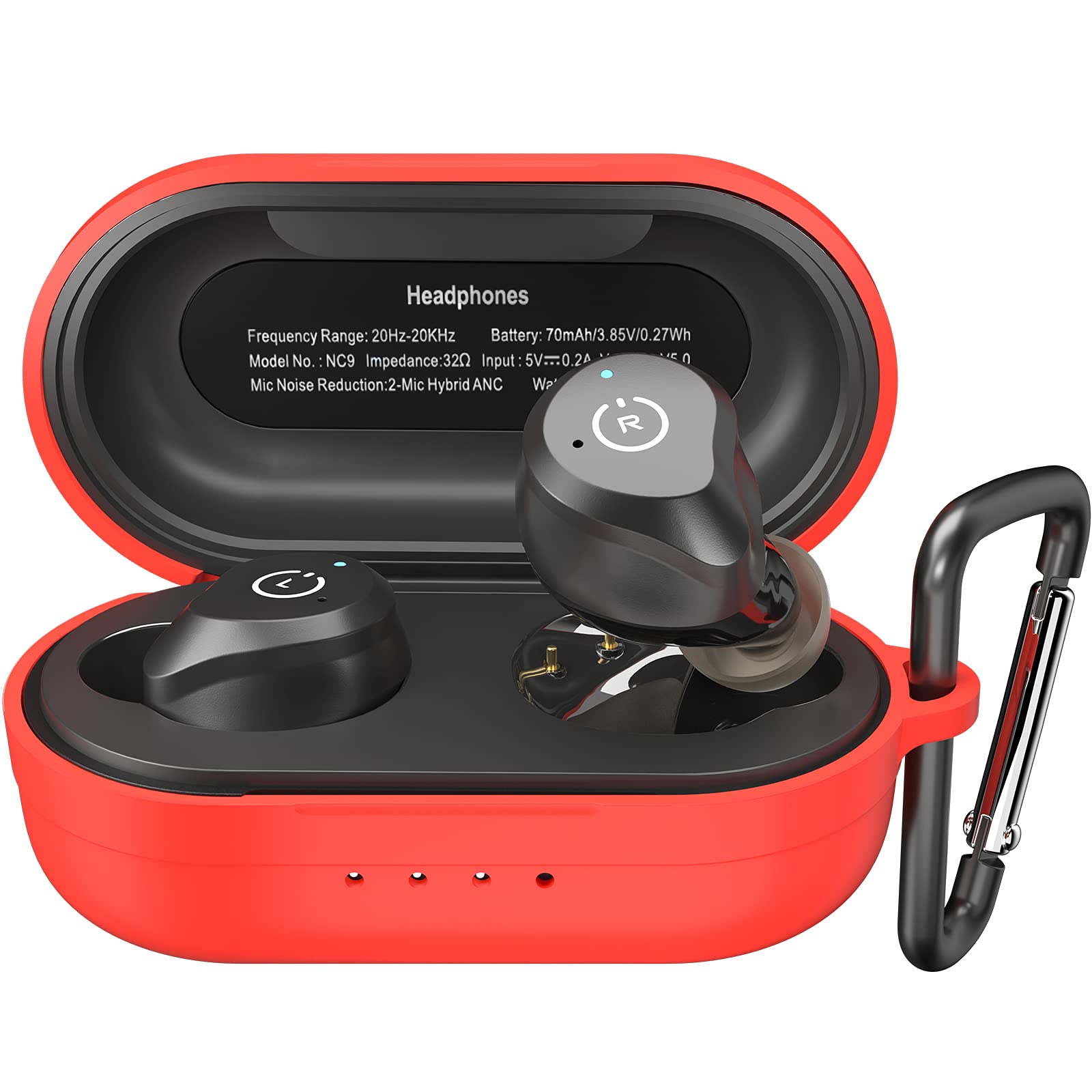 TOZO NC9 Protective Silicone Case Shockproof Soft