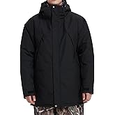 North Peak Mens Ski Jacket Waterproof Insulated Winter Outdoor Snow Coat Skiing Snowboard Jacket Oversize for Men Women