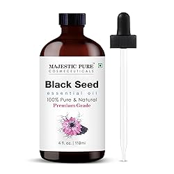 Majestic Pure Black Seed Essential Oil with Glass
