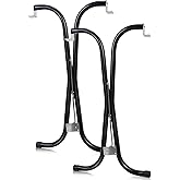 RattanView 2 Pcs Rv Folding Table Leg 27.5" Black Foldable Table Legs for RV's and Cargo Trailers