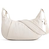 G4Free Crossbody Bag for Women, Casual Hobo Bag Lightweight Shoulder Handbag Fashionable Nylon Crescent Purse