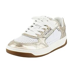 Sam Edelman Women's Harper Sneaker Gold Leaf/White