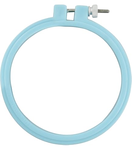 Amazon.com: Hoop-La 14401.008 Embroidery Hoop, 8-Inch,(Color May Vary)