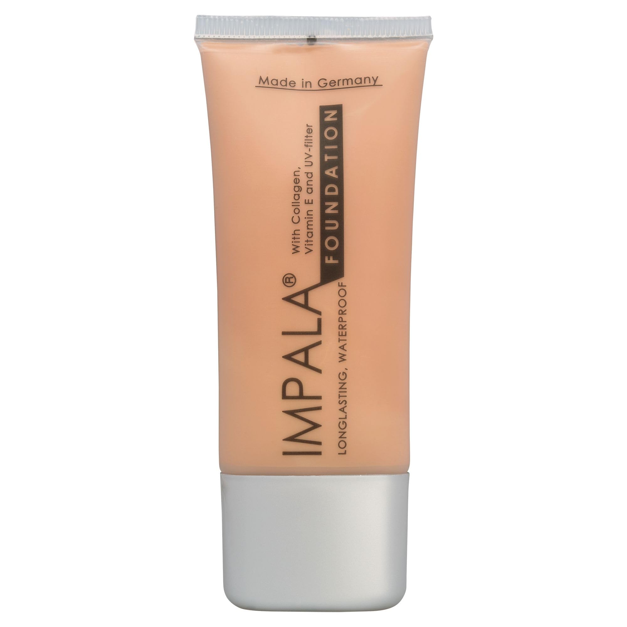 IMPALA | Long-Lasting Foundation Color 03 | Full Coverage Foundation | Water-Resistant Makeup | Collagen and Vitamin E | Makeup with Sun Protection | UV Light Filter