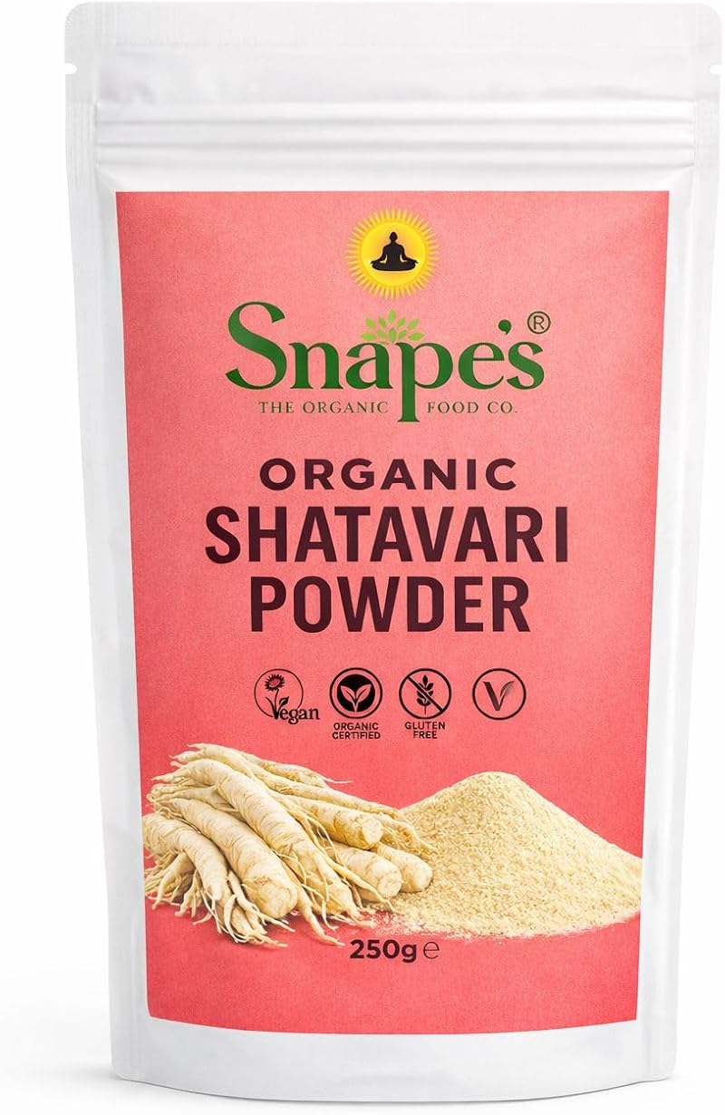 Snape's Organic Shatavari Powder Asparagus Racemosus 250g - Brand Snape's