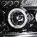Spec-D Tuning 2LHP-TIT04G-TM Nissan Titan Se Xe/Armada Halo Led Projector Headlights Smoked