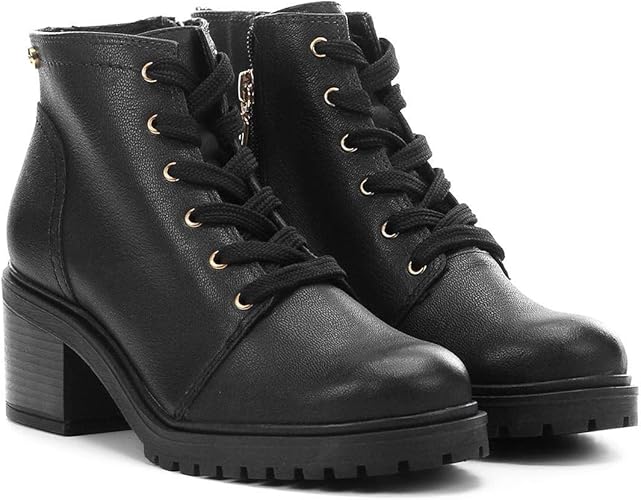 bota couro jorge bischoff amarração feminina