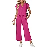 LILLUSORY Two Piece Lounge Sets for Women Spring Vacation Beach Travel Airport Outfits Casual Cruise Fashion 2026