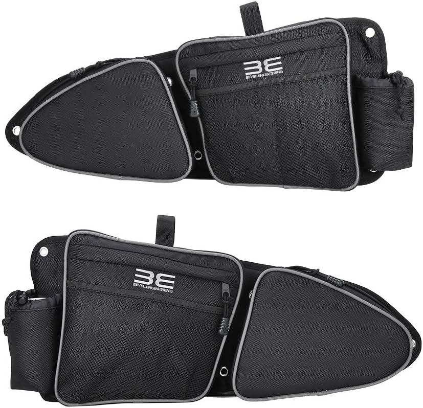 Side Door Bags, New Design, Premium Offroad Front Door Side Storage Bag Set w/Knee Pad, Fits 2014-2020 Polaris RZR XP Turbo Turbo S 1000 S900: Automotive