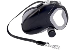 ZAICOLER 33ft Retractable Dog Leash 360 Anti Winding Retractable Design Stainless Steel Spring Stable Braking Handle Up to 11