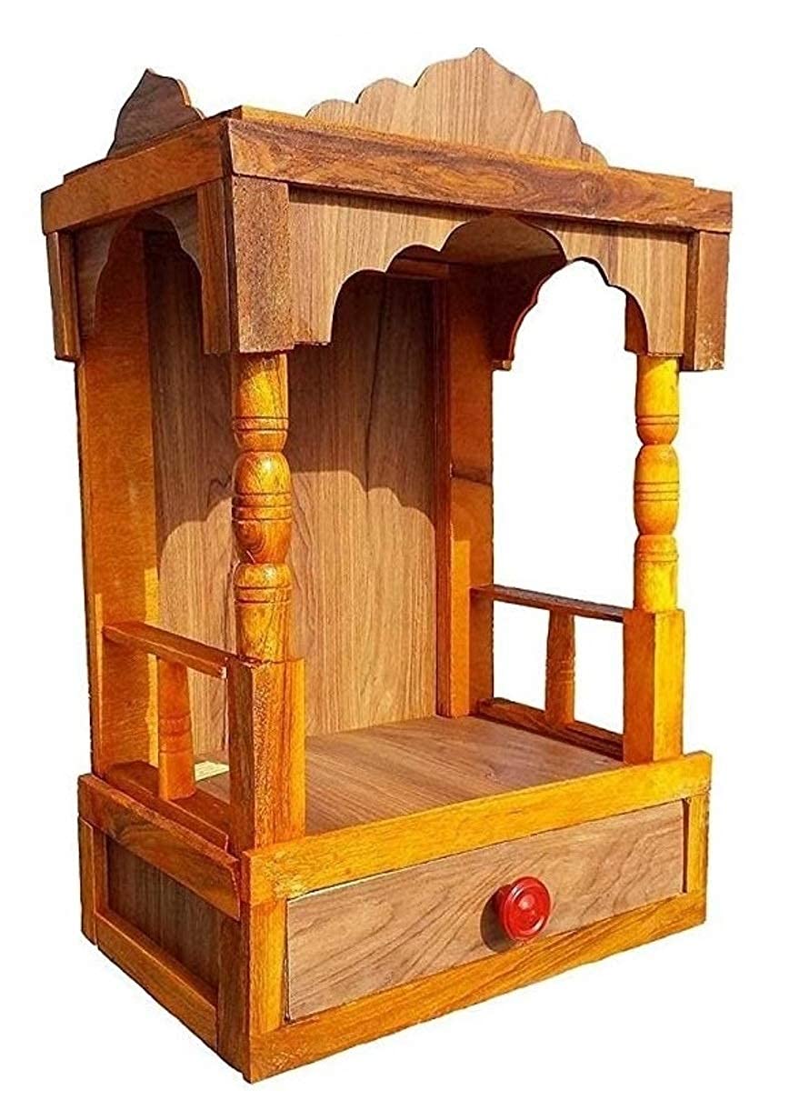 Buy Mandir for Home (Golden, Medium Size) by Rama Mishra Online Store. Online at Low Prices in