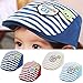 AStorePlus® Baby Boys Route Stripes Elastic Cotton Newsboy Ivy Cap Children Hat, Dark Blue