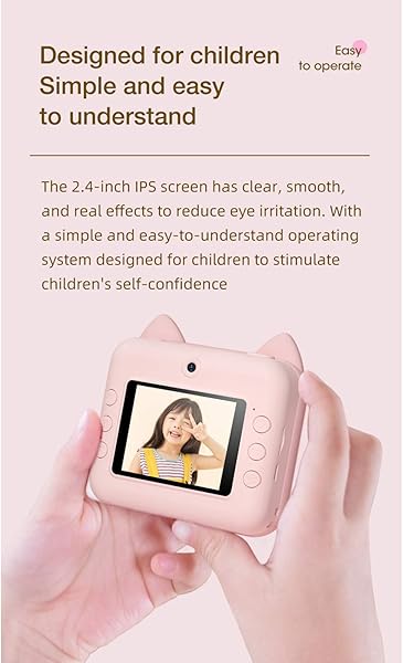 Kids Digital Camera 2 4 Inches 12MP 1080P HD USB Children GiftBuilt in 1500mA Lithium Battery   Kitten