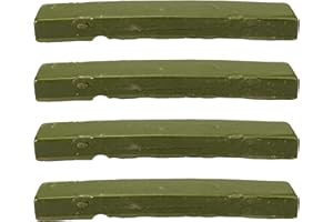 SHOWINGO Green DOP Wax for Lapidary Cabochon Forming Cutting and Polishing Dopping Wax Sticks Stone Dopping Wax Lapidary DOP Wax (4 Pieces)