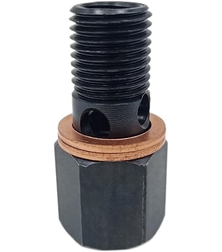 GlowShift Dodge Ram Banjo Bolt P-Pump Thread Adapter Fits 12v 12 Valve Cummins - Foto 9