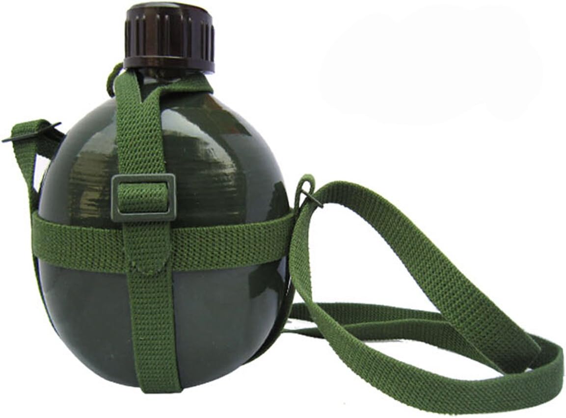 Capacity 1.2 L Portable Water Bottles with Shoulder Strap Aluminium