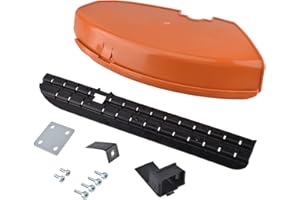 Cancanle 420mm/260mm Trimmer Guard Skirt Backing Plate Screw Blade Kit for STIHL FS55 FS110 FS130 FS160 FS180 FS200 FS220 FS240 FS250 Replaces # 4119 007 1013