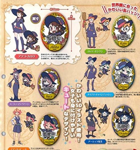 Little Witch Academia - Pin Badge Set of 6