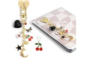 Kaciola Charm Chains for E-Reader with a Type C Charm, Cute E-reader Phone Charms Bracelets Accessories Gift for Reader Booklovers, Charms Compatible for E-Reader (E)