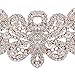 XY Fancy Women Fashion Jewelry Full Rhinestone Flower Choker Necklace Charming Clavicle Chain