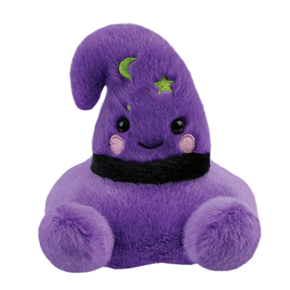 Aurora, 61601, Palm Pals Willow Witches Hat 5In, Soft Toy, Purple
