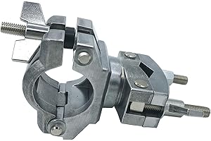 TUOREN Electronic Drum V Rack Clamp 1.5inch Diameter Drum Rack Multi Clamp for 1/2"-1.5" Electronic Drum Rack Bar