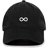 DSGN By DNA Infinity Symbol Baseball Cap Embroidered Cotton Adjustable Dad Hat
