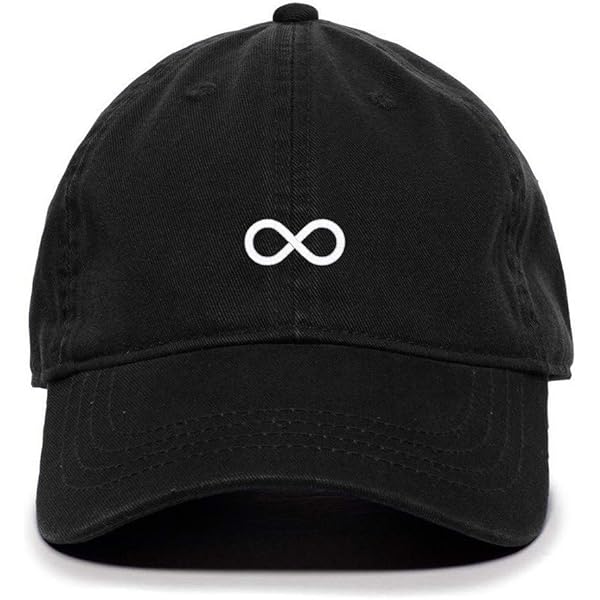 Tech Design Infinity Symbol Baseball Cap Embroidered Cotton