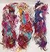 Sari Fluffy Pure Silk 100g Ribbon Yarn Multi -Recycled Sari Silk Ribbon Yarn for crafters