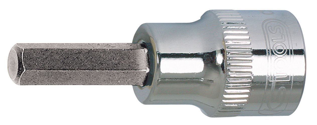 KS Tools 918.3961 3/8" CHROMEplus Bit socket hexagon, 12mm
